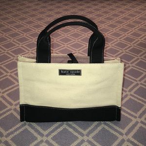 black and white handbag